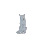 Low Poly Fox-0