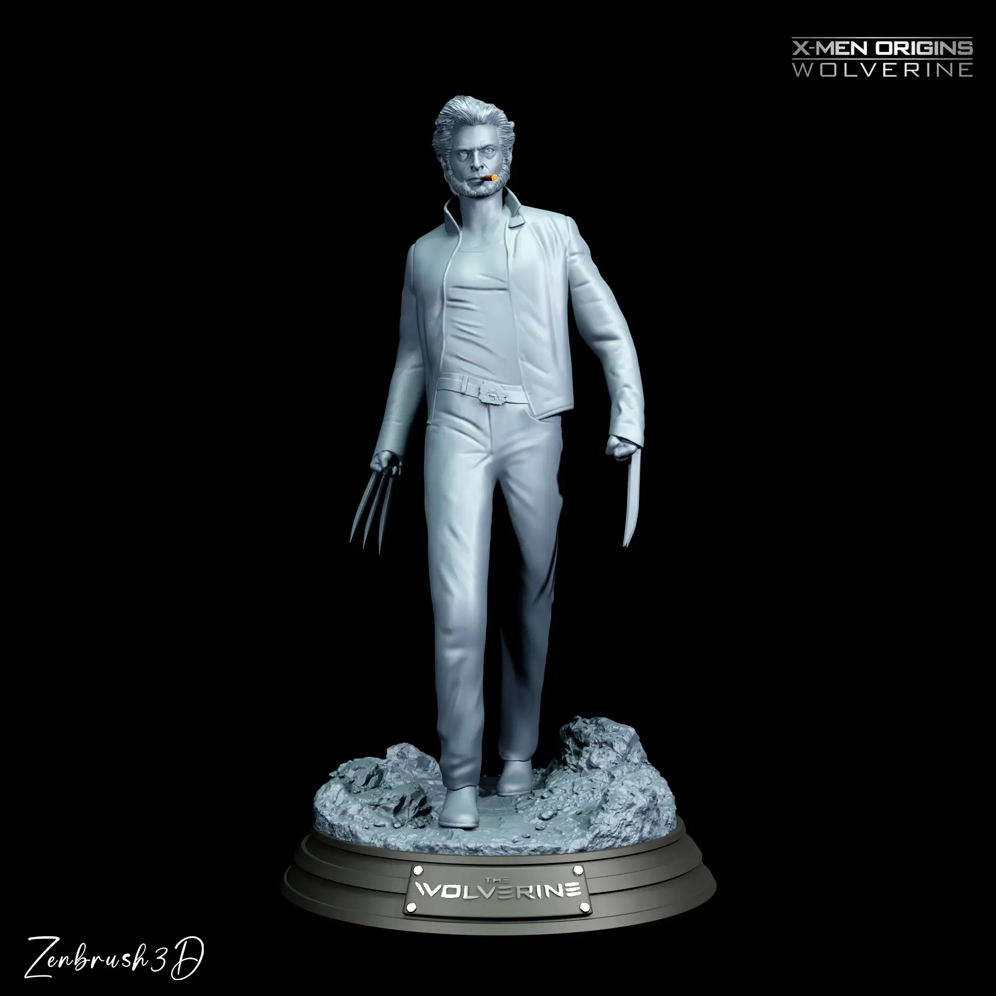 WOLVERINE - HUGH JACKMAN - X - HOMBRES IMPRESIÓN 3D