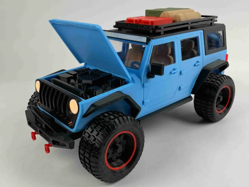 JEEP WRANGLER mit abnehmbarem Hardtop - Maßstab 1:12