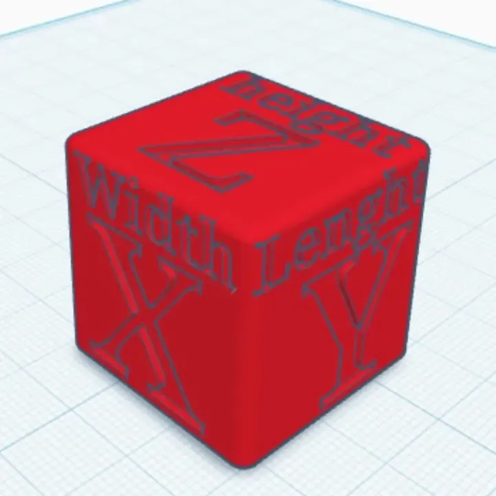XYZ cube