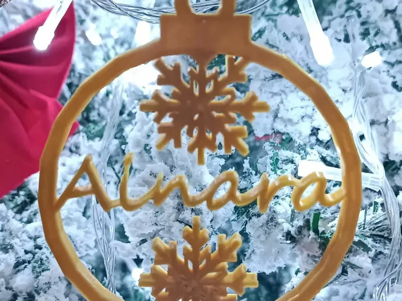 Adorno Navideño personalizado Ainara
