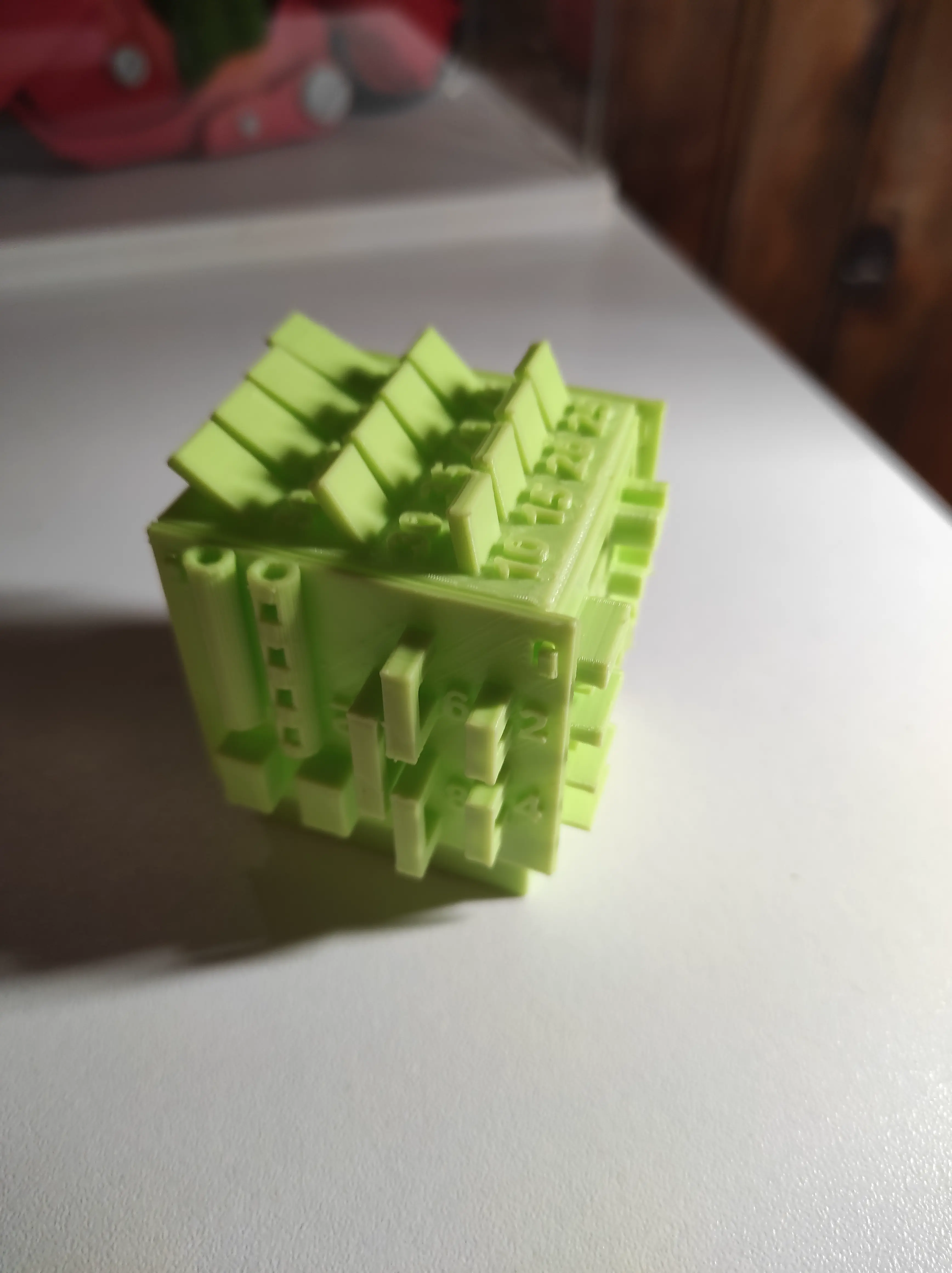 3D printer test folding box