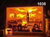 City of London light box (shadow box)-0