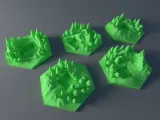 Custom forest tile set for Terraforming Mars - Forrest 1-5-0