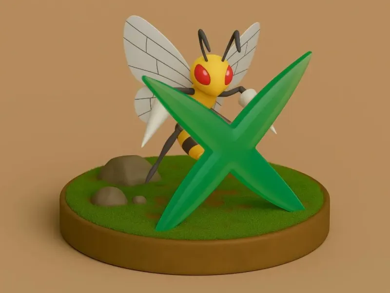 Pokemon battle style - Beedrill #015