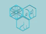Hexagonal Wall Panel A13 - Interior Home Decor-2