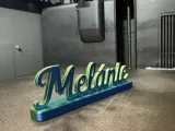 Custom Name Melánie Sign–Elegant Script Name Plate-2