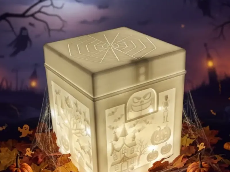Выдвижная коробка для конфет со светодиодной подсветкой