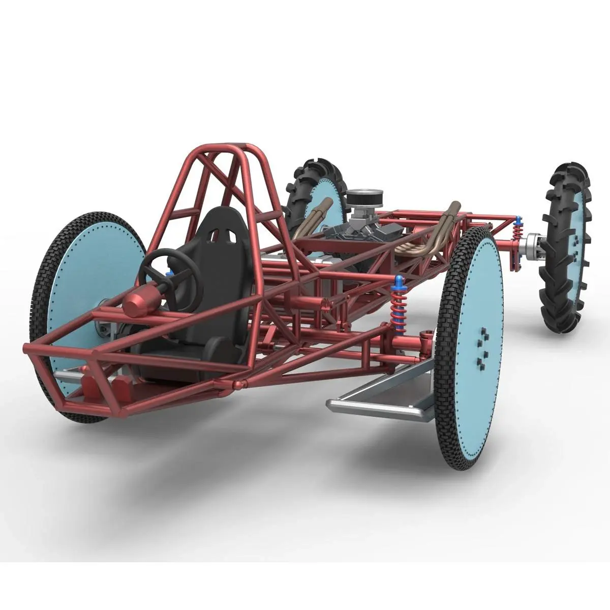 Swamp buggy Base Scale 1:25