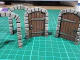 Dungeon Door - Open and Closed-0