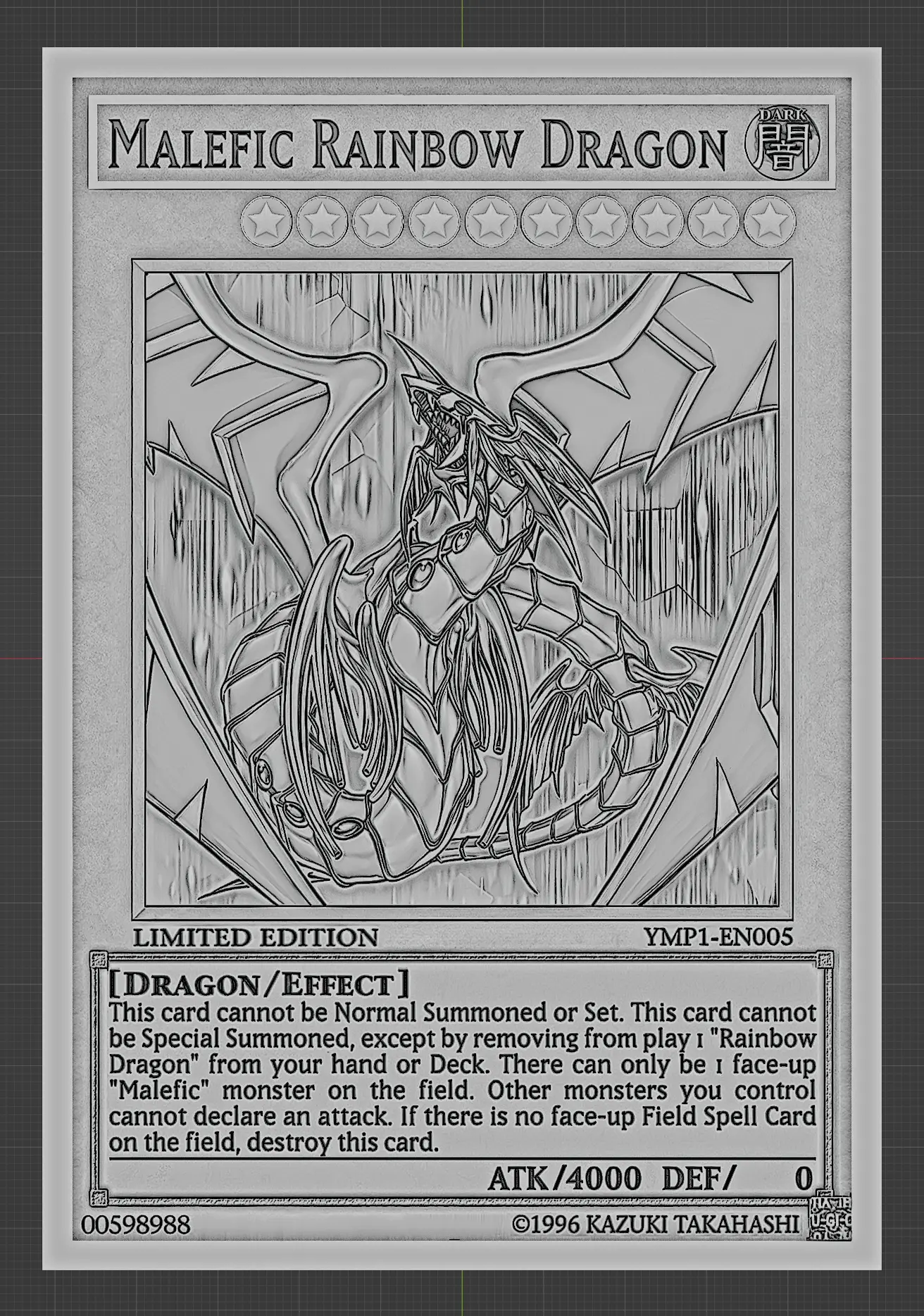 BÖSARTIGER REGENBOGENDRACHE - YUGIOH