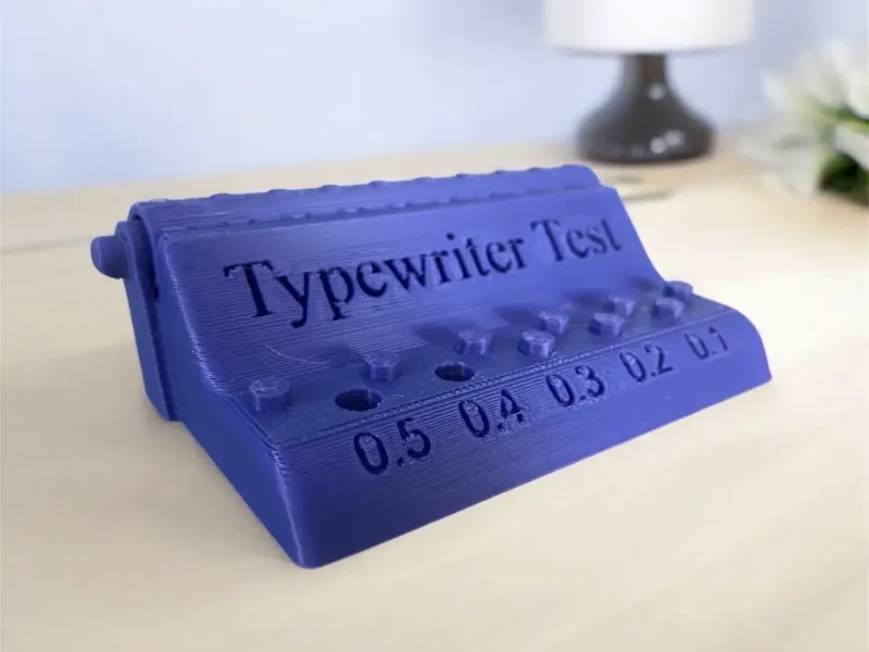 Typewriter Foltertest