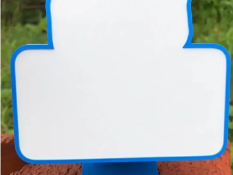 tablero para colocar nombre qr y instagram