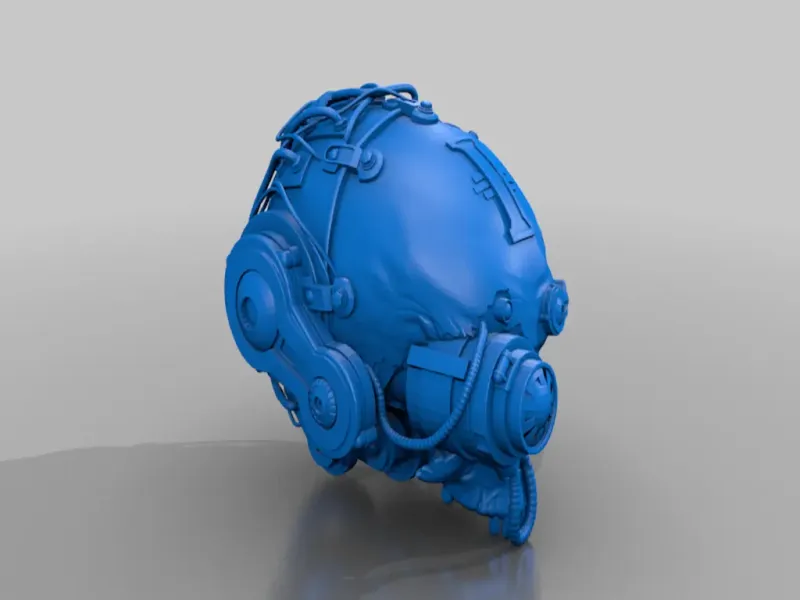 skull servitor - cosplay scale - trophy