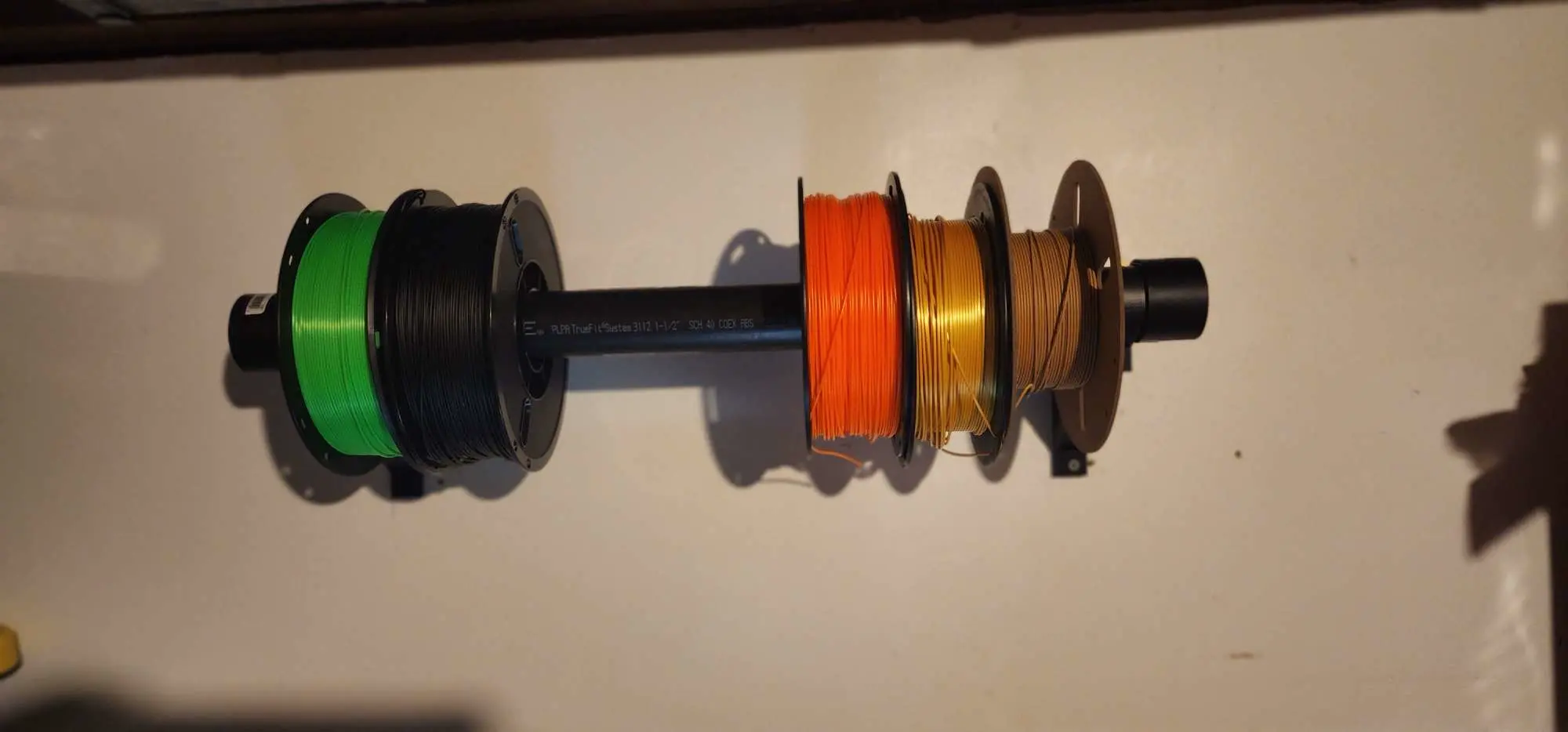 Filament Reel Holder wall bracket.