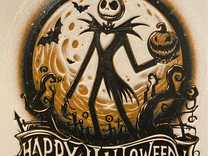 Jack Skellington - Halloween Hueforge