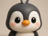 Penguin Keychain - Pingüino llavero-0