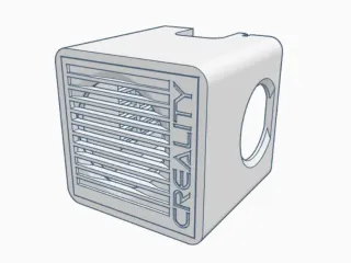 Creality Ender 3 V2 - Clean Shroud 2.0 (40x20mm Hot-End Fan,