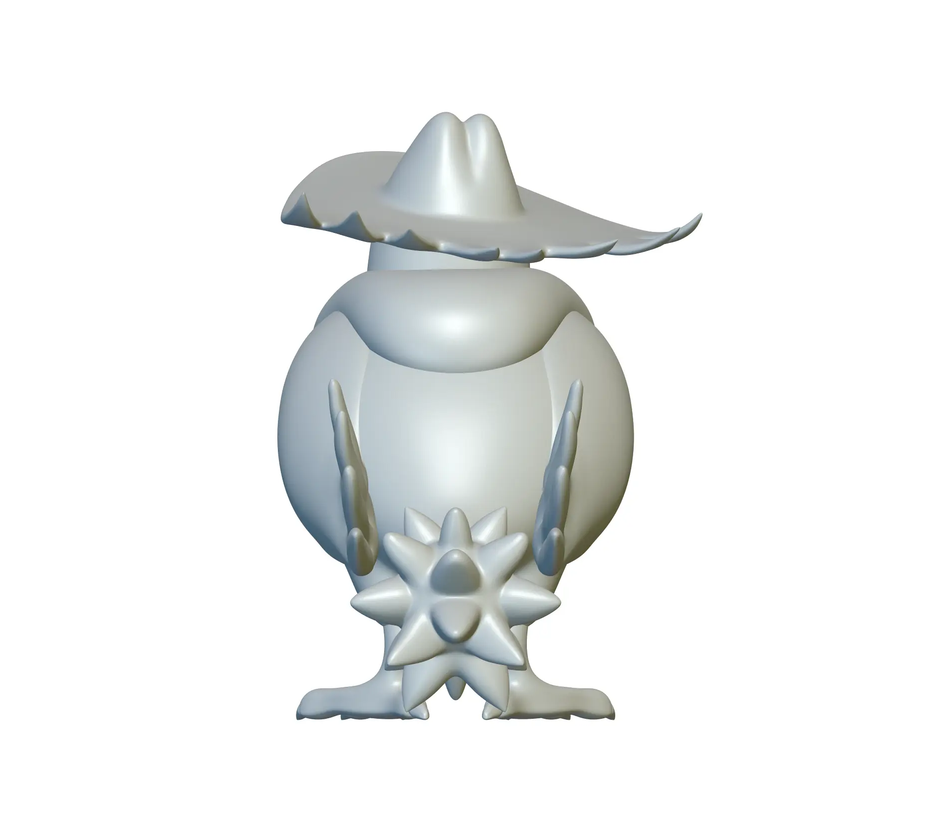Pokémon Honchkrow #430 - Pronto para impressão 3D!