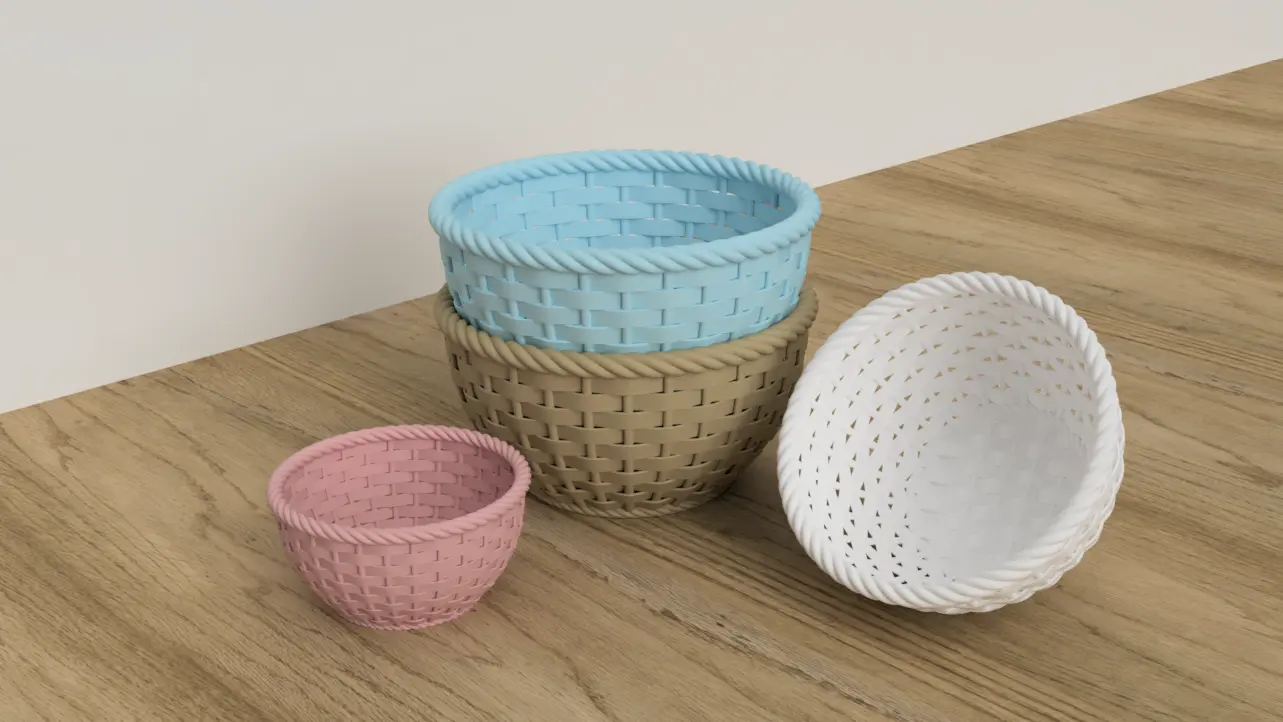 Woven spring Basket