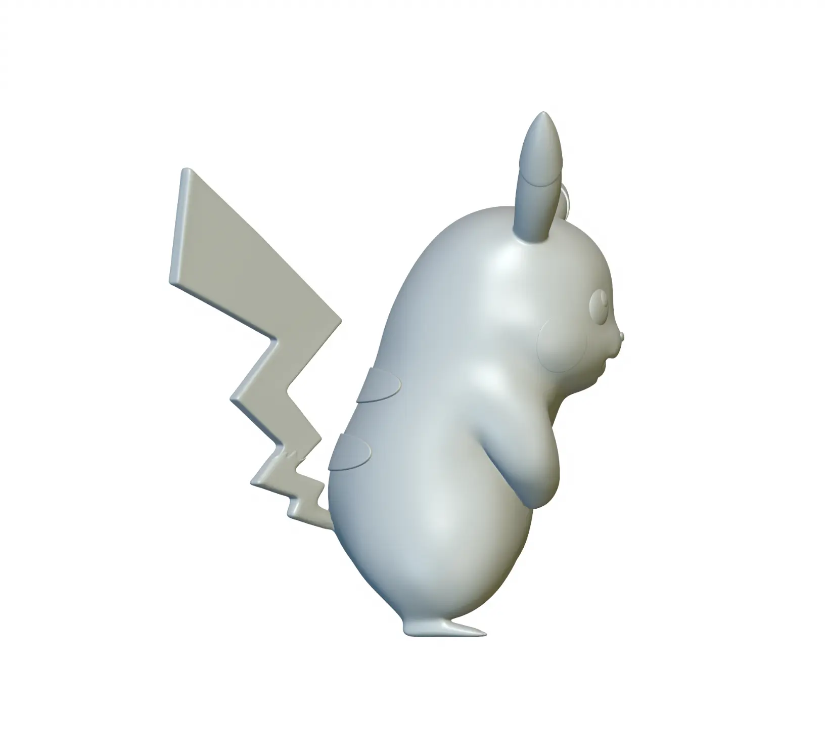 Pokémon Pikachu - Pronto para impressão 3D!