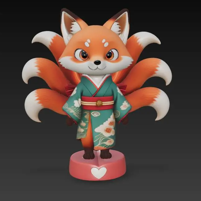 Fox in kemono outfit!