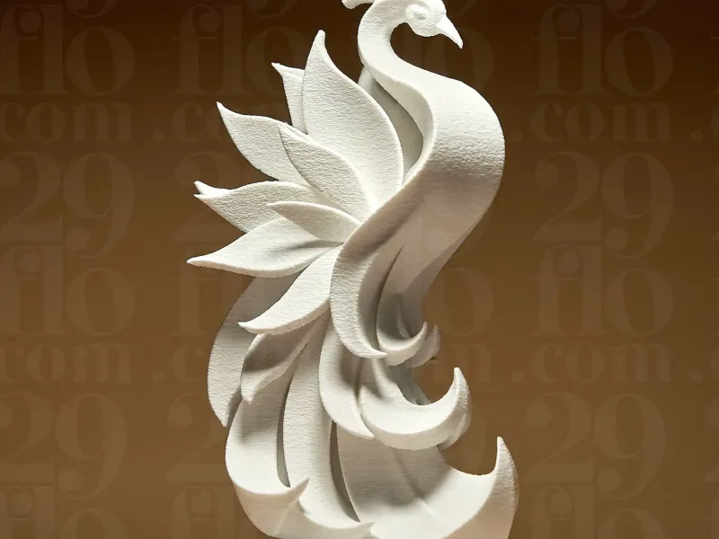 Elegant Peacock Statue