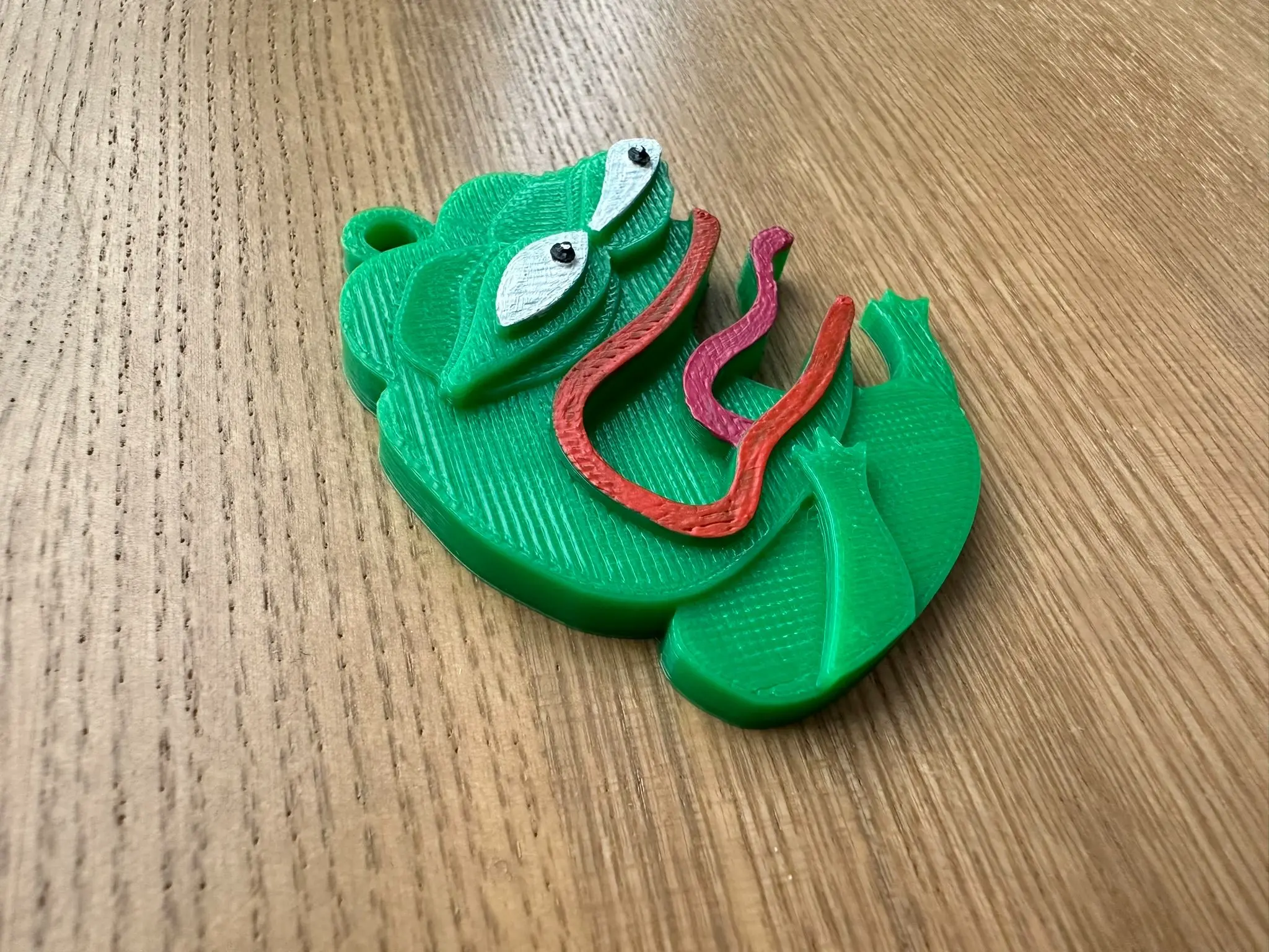 La rana Pepe enfadada