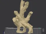 Twisted Driftwood Decor Hide for Cage or Tank-4