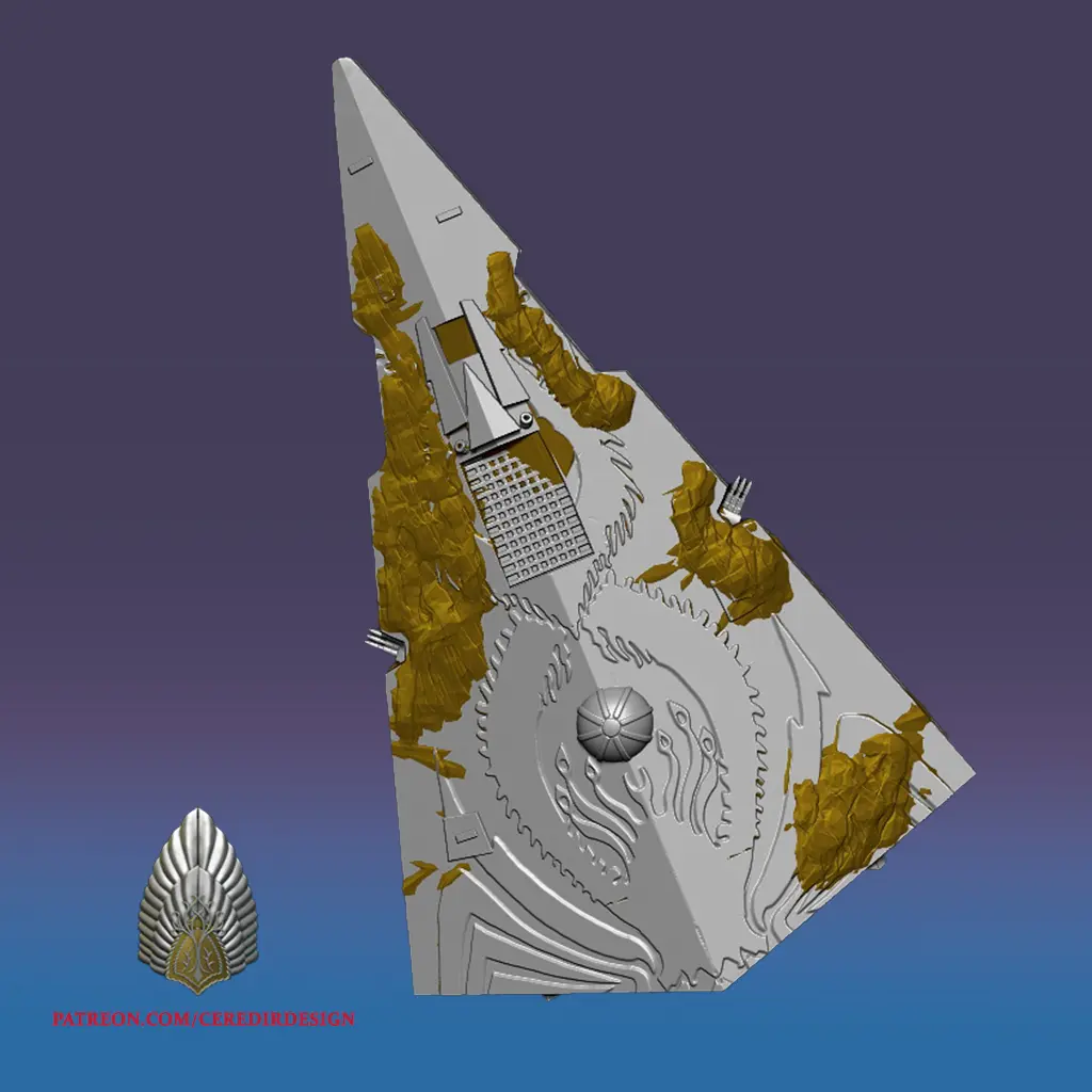 Admiral Thrawn Chimaera Star Destroyer Ahsoka 3d digital dl