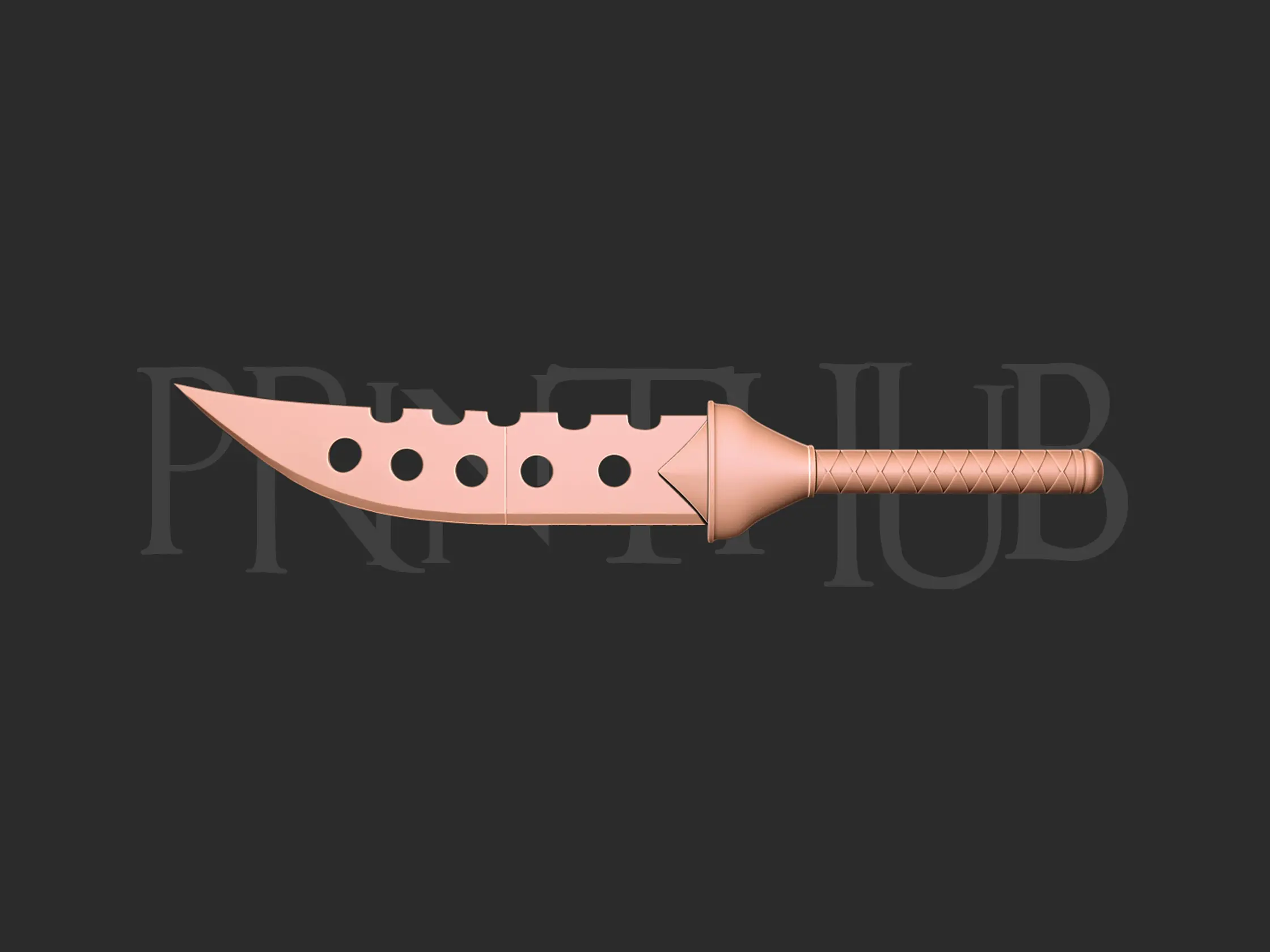 İblis Kılıcı Lostvayne - Yedi ölümcül günah 3D baskı modeli