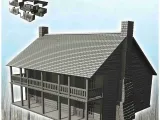 Elkhorn tavern (battle of Pea Ridge) - miniatures ACW scener-0