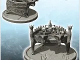 Evil desk with dragon heads and spell book (10) - miniatures-1