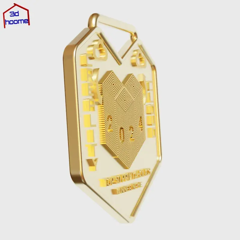 Creality Cloud Top 50 Printaholics of the Year 2024 Medal