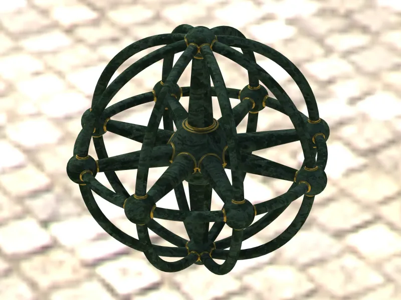 Wireframe Shape Geometric Sphere Linked