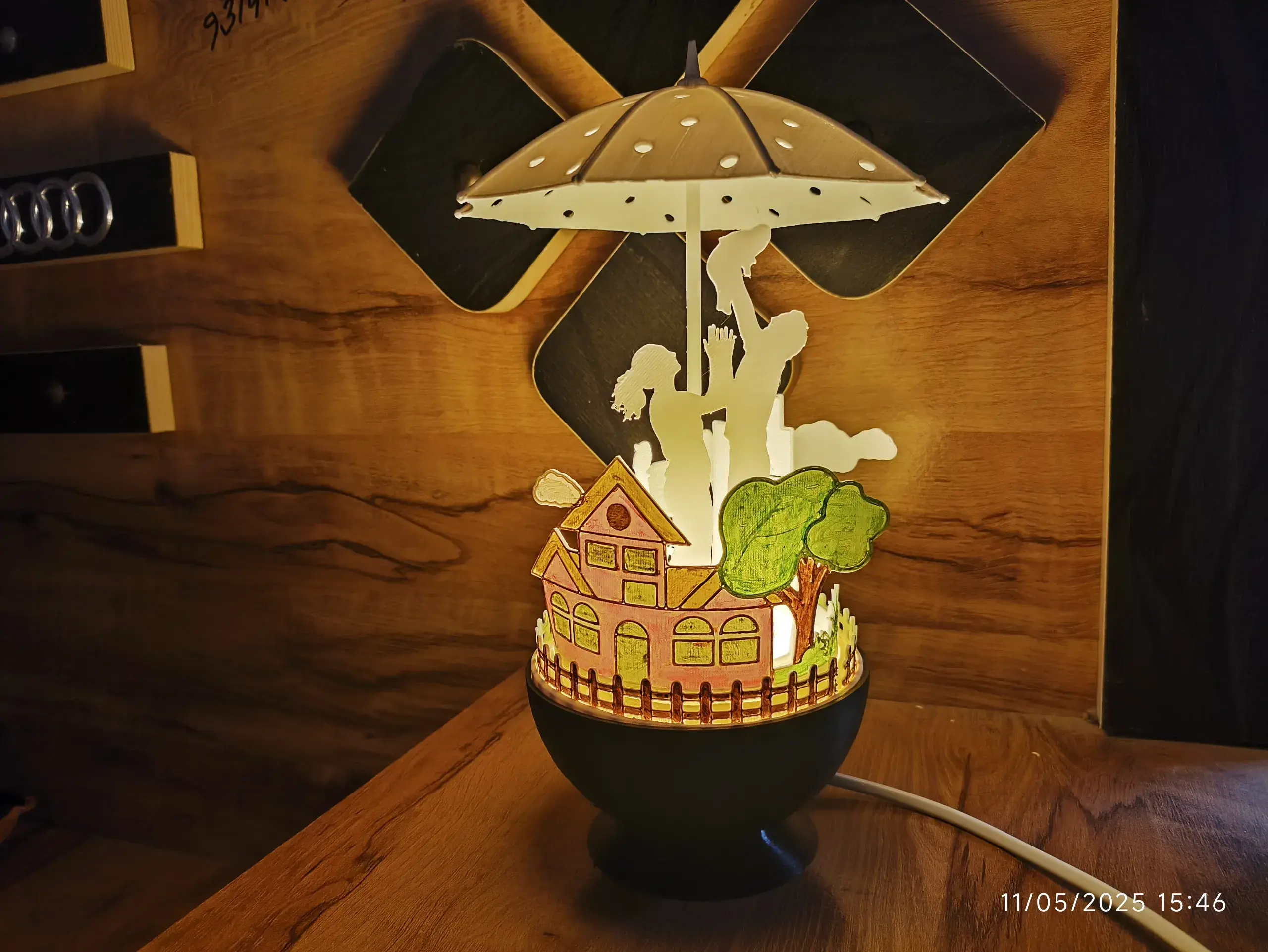 "My Mom My Family-Table Lamp shade"