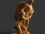 Statuette Cupid and Psyche-0