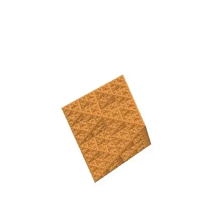Triangle de sierspinski Level 5(fractale )