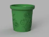 semplice vaso con tema floreale-1