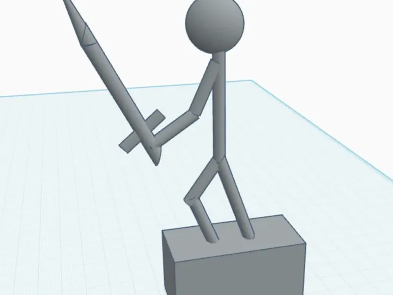 Swordwrath Statue