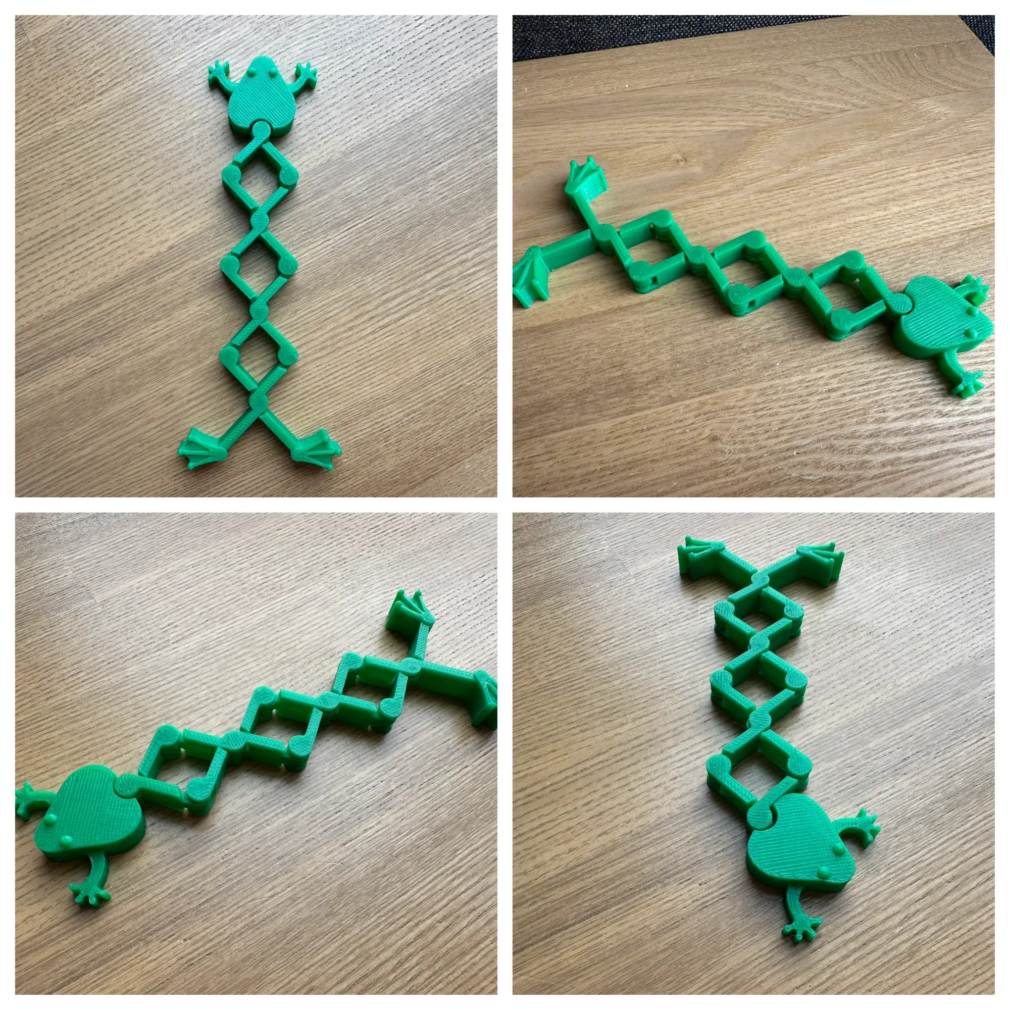 Jumping frog toy