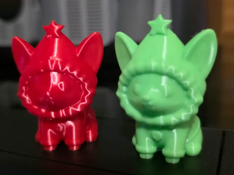 Portachiavi/decorazione Shiba di Natale