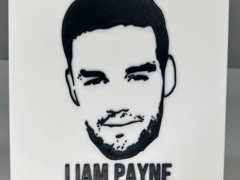Liam Payne portrait svg 150mm tile