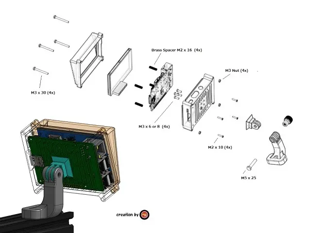 Case Model "Operating Panel" for AstroBox Touch