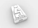 Straw Topper man in bathroom, reader-1