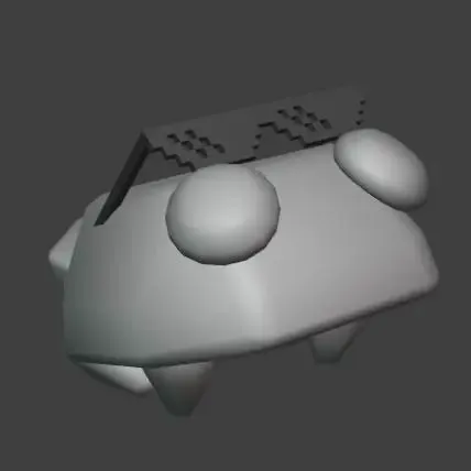 Pebble with pixel glasses