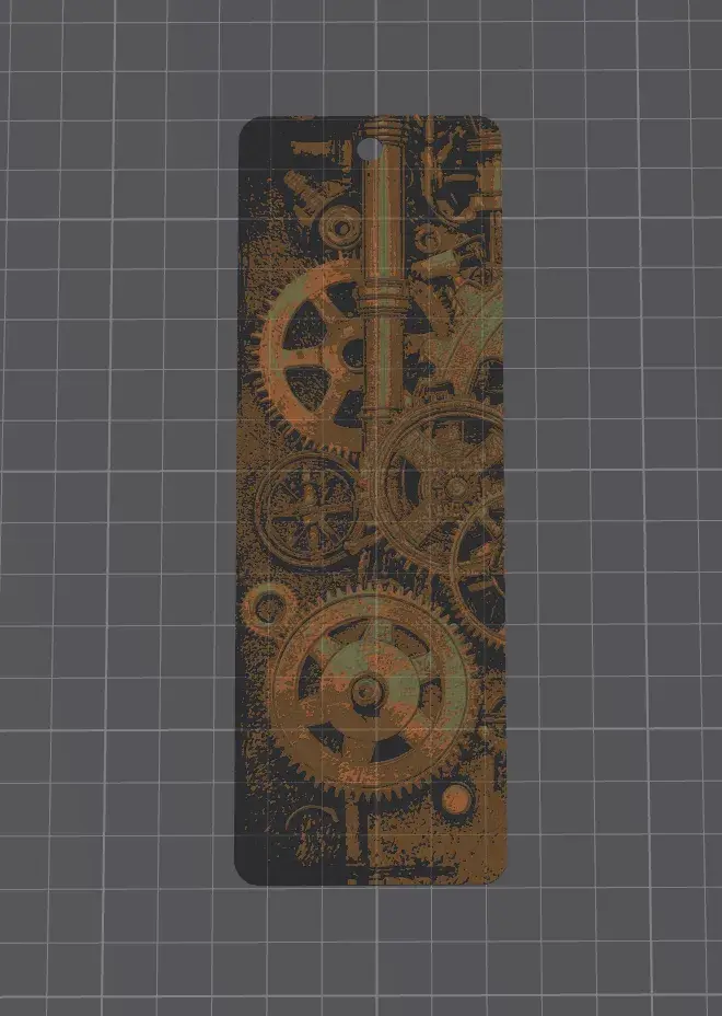 Steampunk Gears Bookmark 03