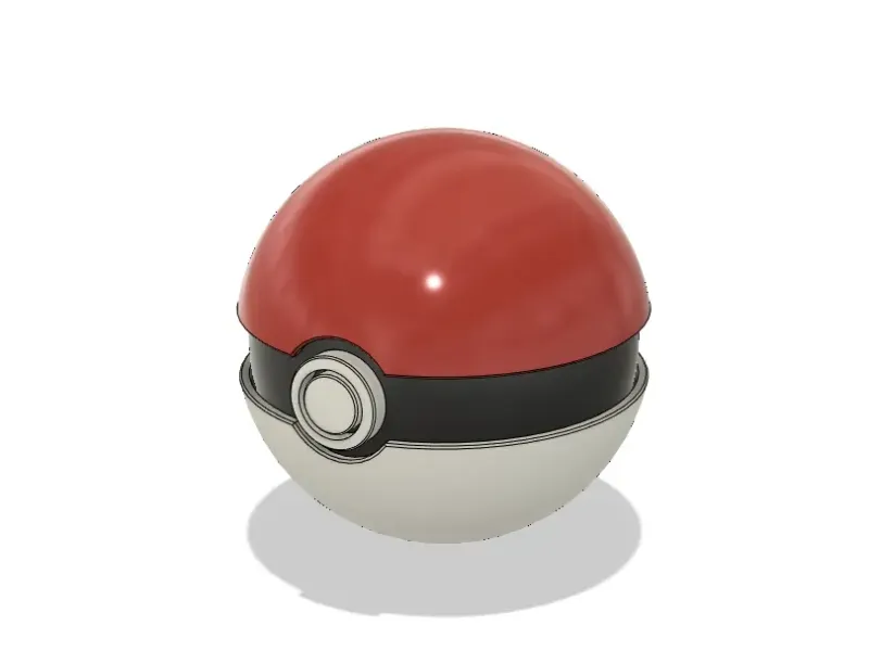 POKEMON BALL- POKEBALL (Multi parts for colour printing)