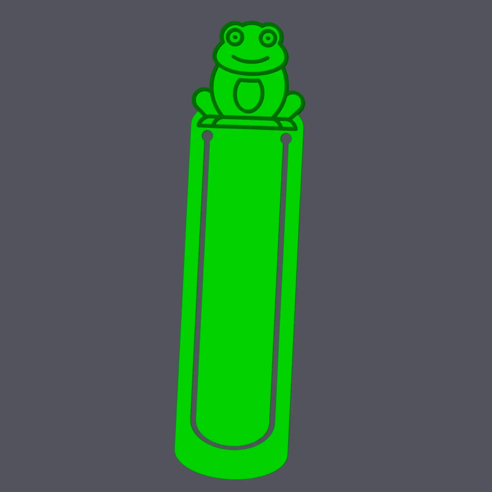 Frog Bookmark v1