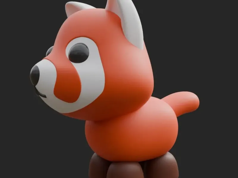 Red Panda Adopt Me! Fan Art